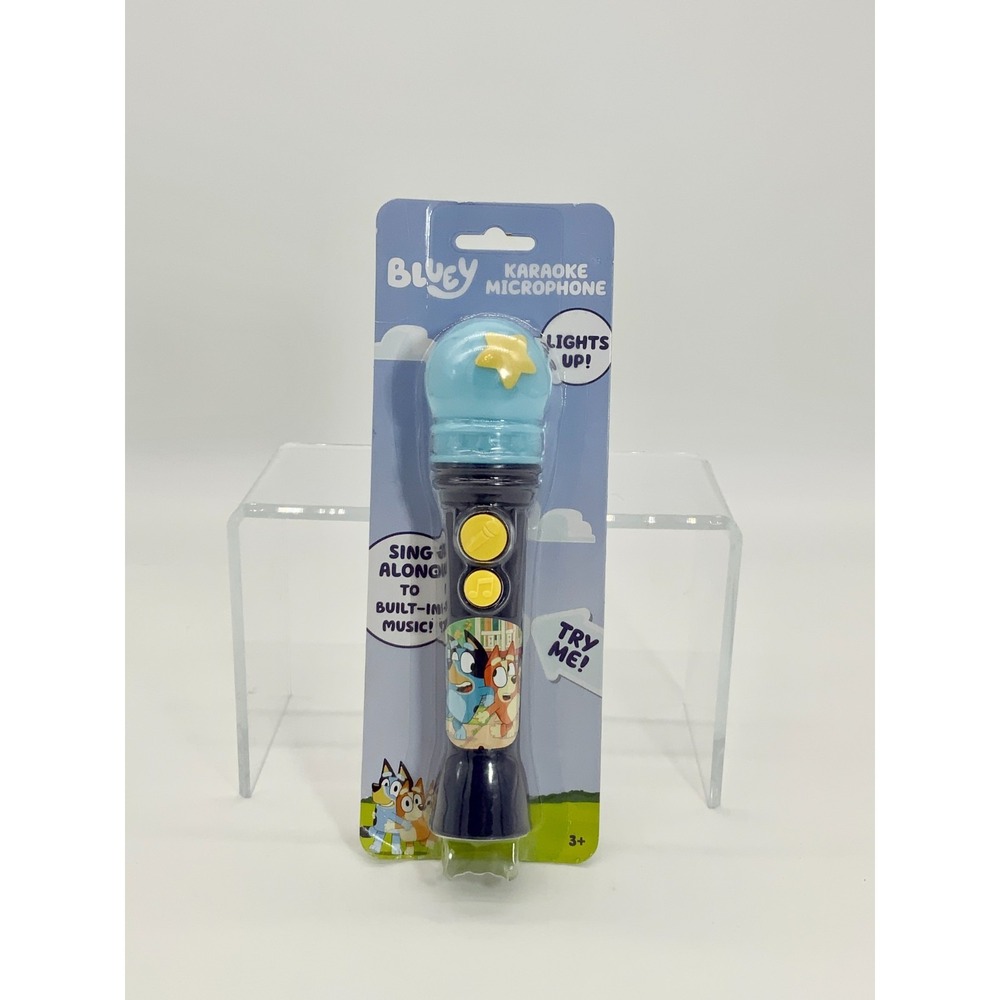 Bluey Karaoke Microphone Ligth Up Gift Idea For Kids 3+ Year Birthday Gift Idea - Picture 1 of 7